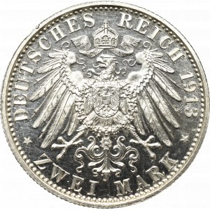 Germany, Preussen, 3 mark 1913 - 25 years of Wilhelm II reign