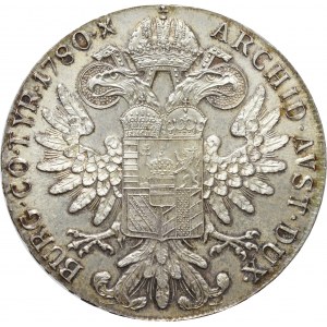 Austria, Marie Theresia, Thaler 1780 - restrike