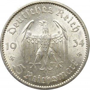 Germany, III Reich, 5 mark 1934