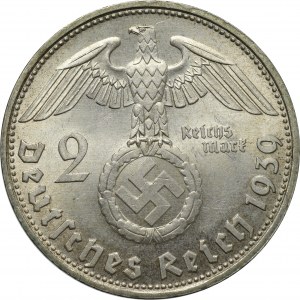 III Reich, 2 mark 1939 D, Munchen