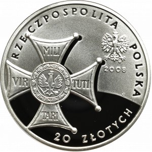 III RP, 20 złotych 2008 - 90. rocznica odzyskania Niepodległości