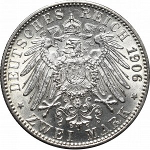 Germany, Wuertemberg, 2 mark 1906