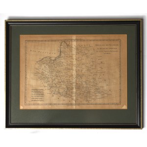 Mapa Królestwo Polskie i Wielkie Księstwo Litewskie - wyd. francuskie koniec XVIII wieku