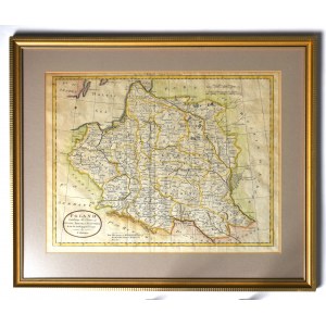 Mapa Polski - XIX wiek