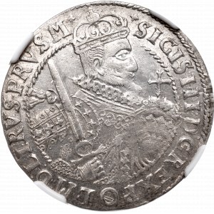 Sigismund III Vasa, Ort 1622, Bromberg - NGC UNC Details
