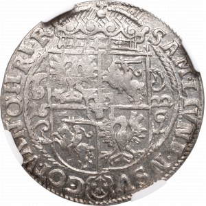 Sigismund III Vasa, Ort 1622, Bromberg - NGC UNC Details