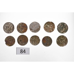 Swedish occupation of Riga, Christina, Lot of schillings 1639-43 (10 pcs)