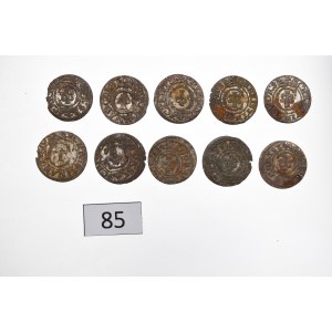 Swedish occupation of Riga, Christina, Lot of schillings 1638-43 (10 pcs)