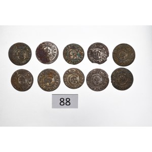 Swedish occupation of Riga, Christina, Lot of schillings 1638-43 (10 pcs)