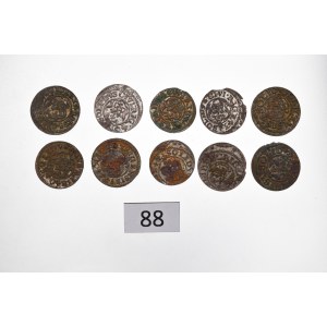 Swedish occupation of Riga, Christina, Lot of schillings 1638-43 (10 pcs)