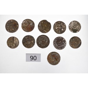 Swedish occupation of Riga, Christina, Lot of schillings 1635-42 (11 pcs)