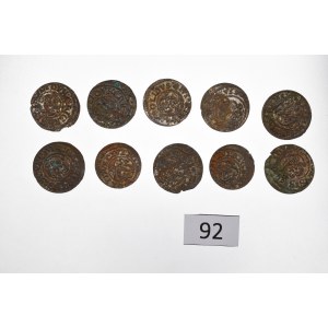 Swedish occupation of Riga, Christina, Lot of schillings 1636-44 (10 pcs)