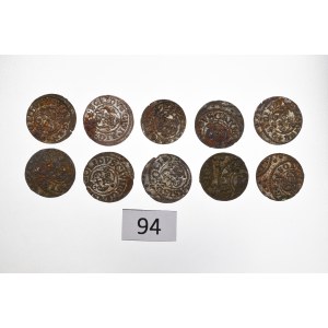 Swedish occupation of Riga, Christina, Lot of schillings 1637-43 (10 pcs)