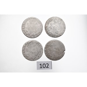 Sigismund III, Lot of 6 groschen 1625-26