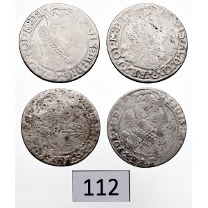 Sigismund III, Lot of 6 groschen 1624-25