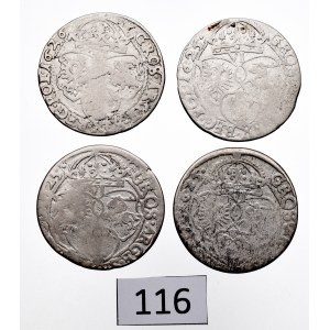 Sigismund III, Lot of 6 groschen 1625-26