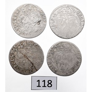 Sigismund III, Lot of 6 groschen 1623-27