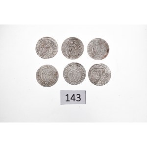 Germany, Preussen, Georg Wilhelm, Lot of schillings 1627-33 (6 pcs)