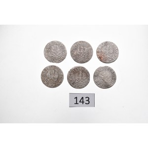 Germany, Preussen, Georg Wilhelm, Lot of schillings 1627-33 (6 pcs)