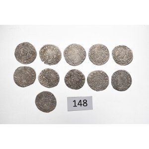 Węgry, Zestaw denarów 1534-1588 (11 egz)