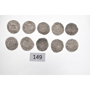 Hungary, Lot of denarius 1538-1602 (10 pcs)