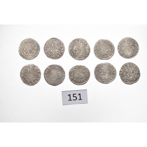 Hungary, Lot of denarius 1532-1585 (10 pcs)