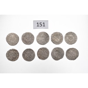 Hungary, Lot of denarius 1532-1585 (10 pcs)