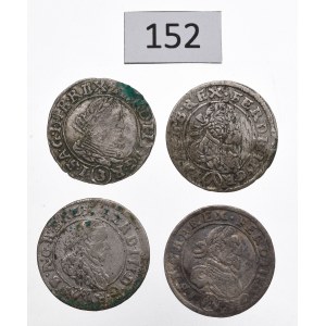 Austria, Ferdinand, Lot of 3 kreuzer 1624-1637