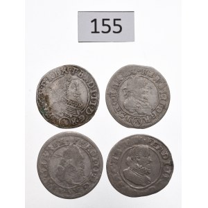 Austria, Ferdinand, Lot of 3 kreuzer 1624-1638