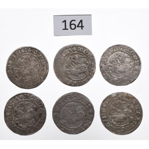 Sigismund I, Lot of halfgroats 1512-15, Vilnius