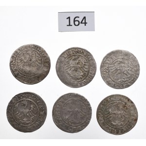 Sigismund I, Lot of halfgroats 1512-15, Vilnius