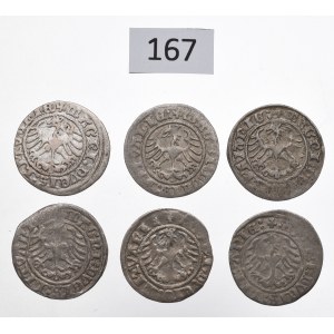 Sigismund I, Lot of halfgroats 1509-14, Vilnius