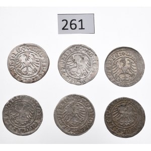 Sigismund I, Lot of halfgroats 1509-11, Vilnius