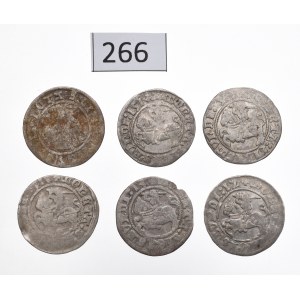 Sigismund I, Lot of halfgroats 1512-14, Vilnius