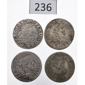 Austria, Ferdynand i Leopold, Zestaw 3 krajcary 1631-39