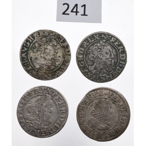 Austria, Ferdinand, Lot of 3 kreuzer 1624-1637