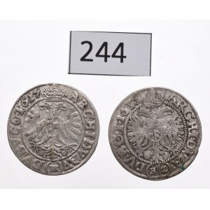 Austria, Ferdynand, Zestaw 3 krajcary 1627-35