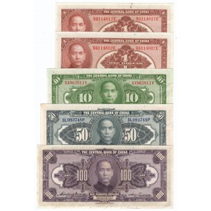 China, Set 1 - 100 Dollar 1928 Shanghai