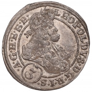 Śląsk pod panowaniem Habsburgów, Leopold I, 3 krajcary 1696, Brzeg