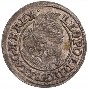 Śląsk pod panowaniem Habsburgów, Leopold I, 1 krajcar 1661 GH, Wrocław