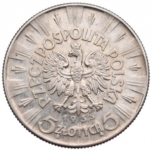 II Republic of Poland, 5 zloty 1935 Pilsudski