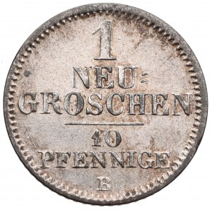 Germany, Saxony, 1 groschen 1861