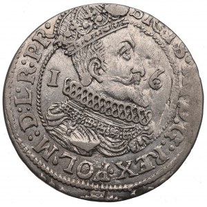 Sigismund III, 18 groschen 1624, Danzig - date overstriked