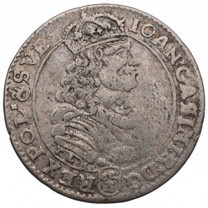 John II Casimir, 18 groschen 1668, Bromberg