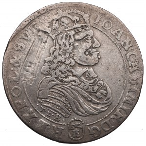 John II Casimir, 18 groschen 1668, Bromberg