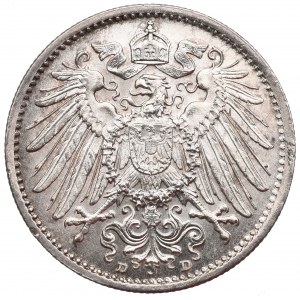 Germany, 1 mark 1914 D, Munich