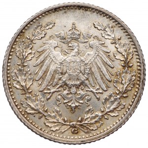 Germany, 1/2 mark 1915 G, Karlsruhe