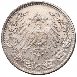 Germany, 1/2 mark 1916 D, Munchen