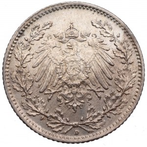 Germany, 1/2 mark 1916 D, Munchen