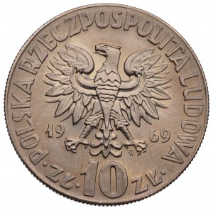 Peoples Republic of Poland, 10 zloty 1969 Copernicus